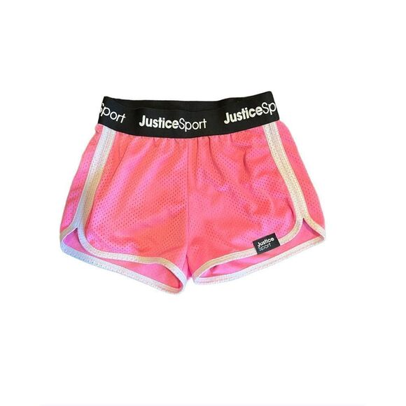 JUSTICE SHORTS GIRLS SIZE SMALL  BUNDLE OF 2 PINK AND YELLOW NEW​ - Picture 3 of 7
